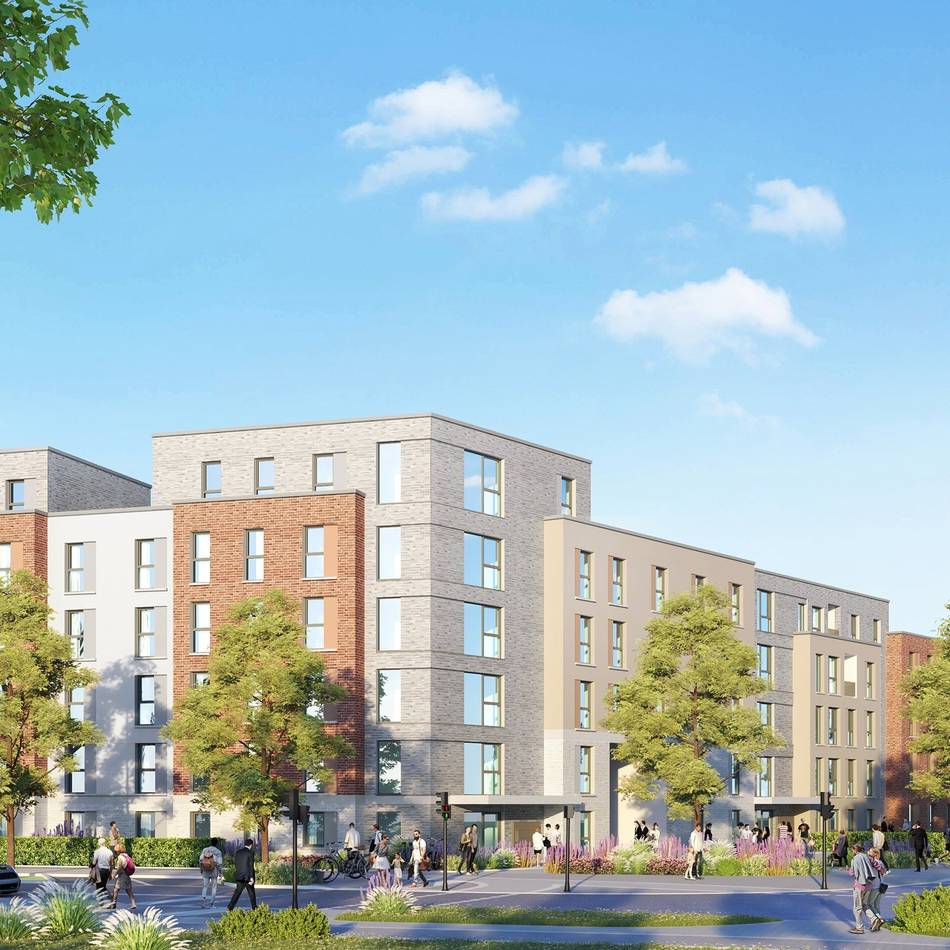 Bauen in Düsseldorf : 154 „bezahlbare“ Wohnungen in Lierenfeld – Impulsförderung der Stadt kommt erstmals zum Einsatz