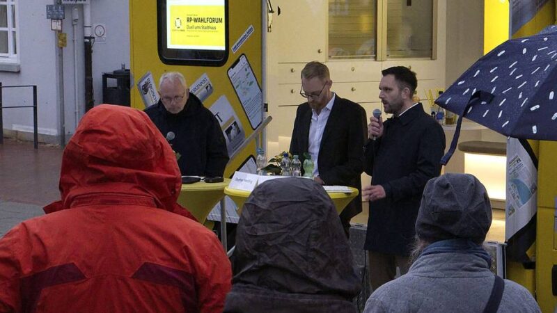Kommunalwahl 2025 in Rheinberg: Letztes Duell der Bürgermeisterkandidaten vor der Stichwahl