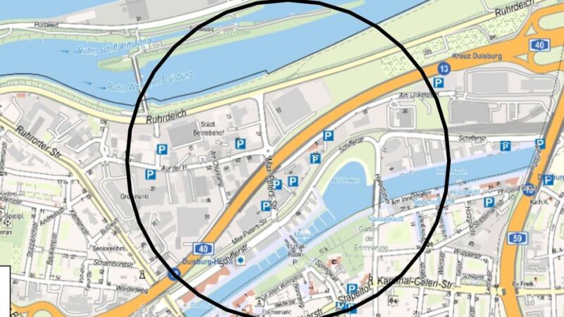 Rund 1400 Anwohner betroffen: Bombenfund in Duisburg – Entschärfung verzögert sich auf 22 Uhr
