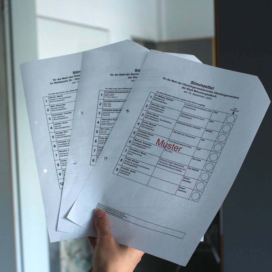 Kommunalwahl 2025 in Mönchengladbach: Das müssen Sie zur Wahl am Sonntag wissen