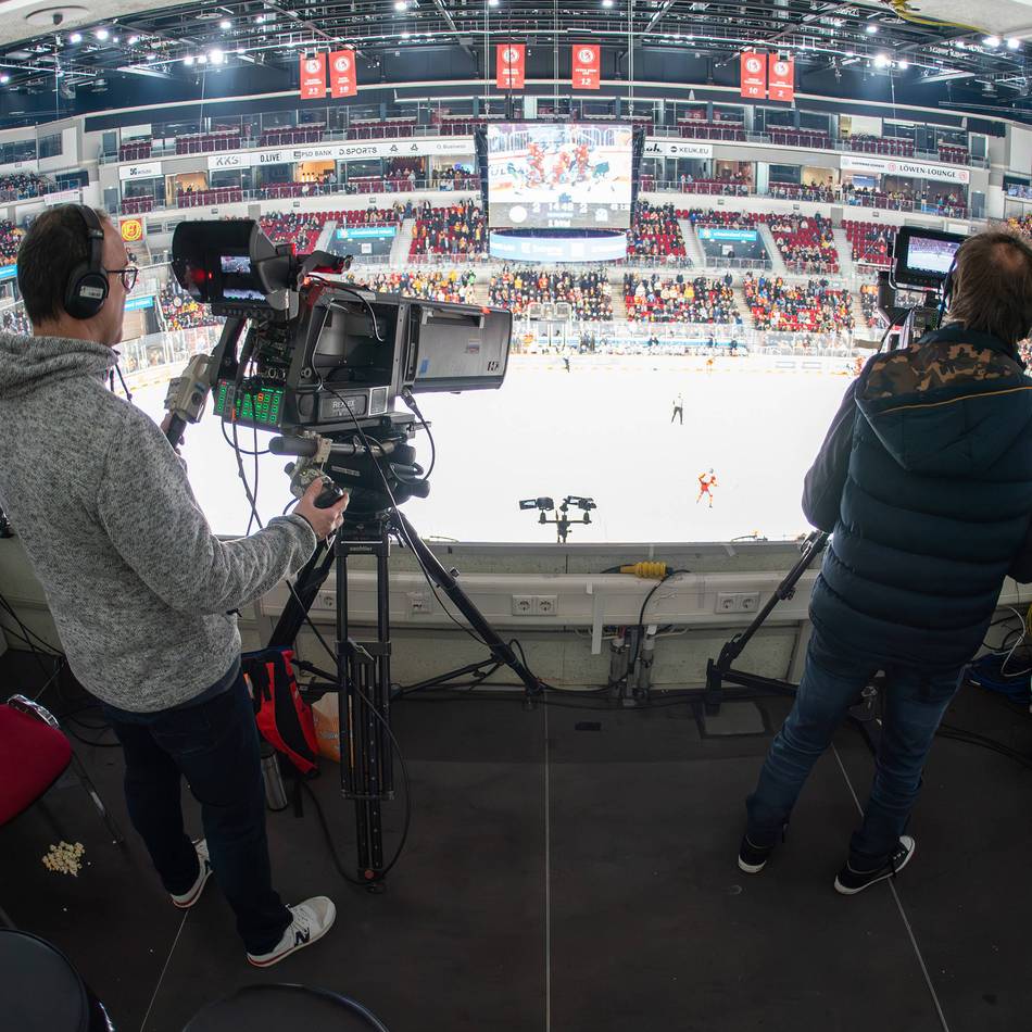 Premiere gegen Kaufbeuren: Die Düsseldorfer EG wird zum TV-Produzenten