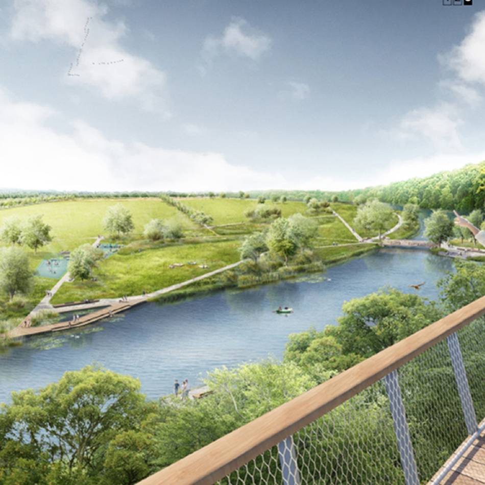 Siegerentwurf für Kleve 2029: Waldspange und Wasserspange – so spektakulär wird die Landesgartenschau