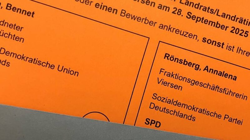 Erster Wahlgang ohne Mehrheit: Stichwahlen im Kreis Viersen entscheiden über Bürgermeister und Landrat