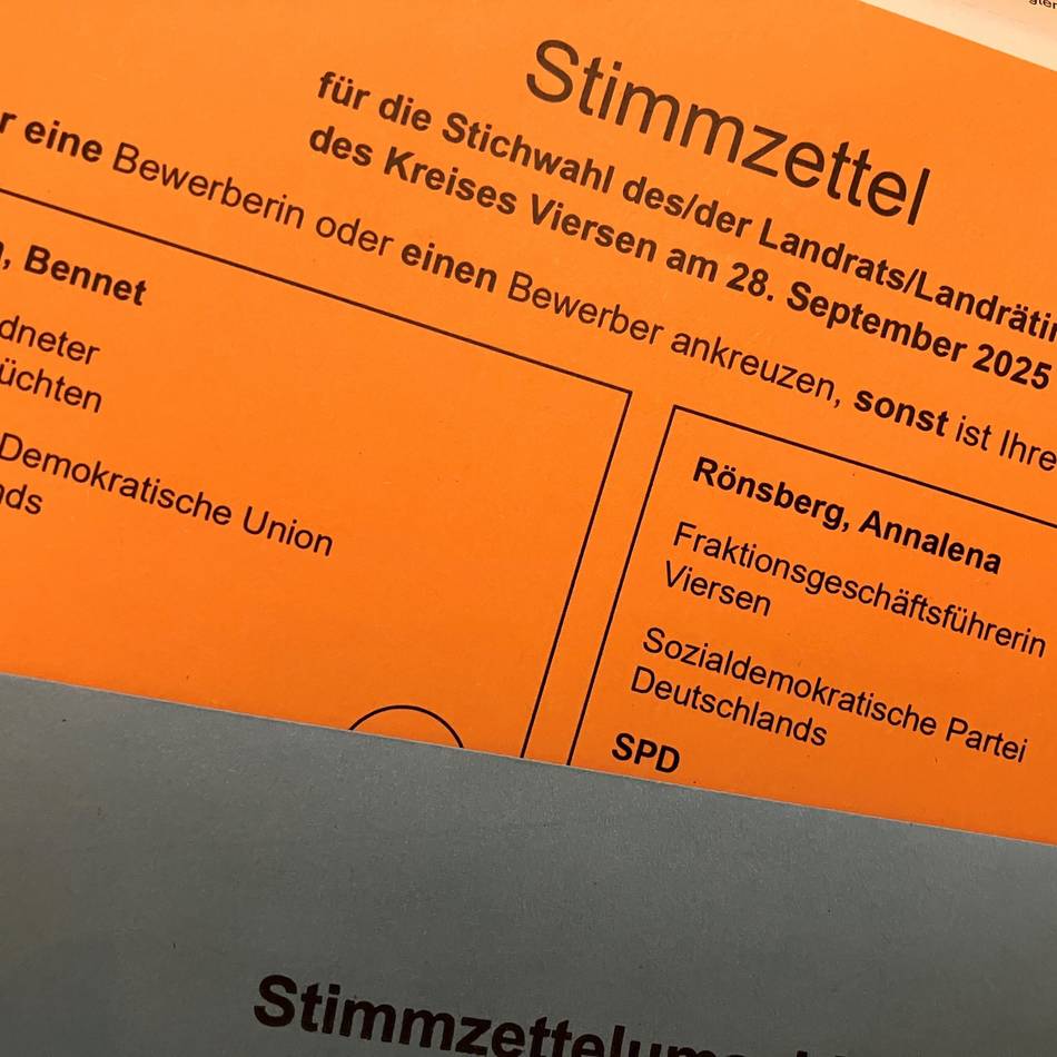 Erster Wahlgang ohne Mehrheit: Stichwahlen im Kreis Viersen entscheiden über Bürgermeister und Landrat