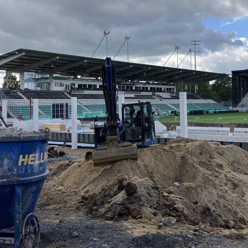 Zwei Tage vor Fortuna-Spiel: Bei Bauarbeiten gefunden – Bombe im Stadion von Preußen Münster entschärft