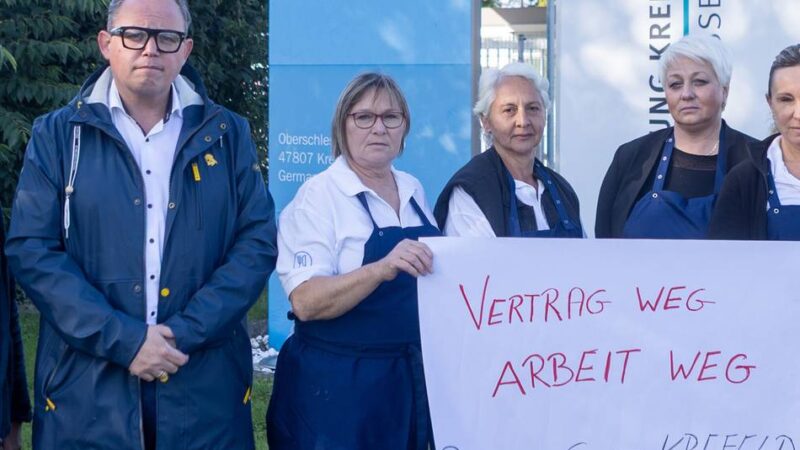 Auf Outokumpu-Gelände in Krefeld: Kantinenbetrieb für 600 Verwaltungsmitarbeiter gesichert