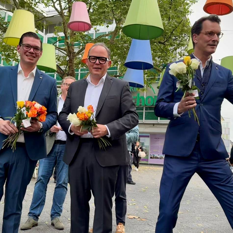 Kommunalwahl 2025 in Krefeld: „Du, hier läuft gerade Hendrik Wüst vorbei!“