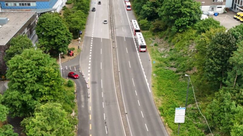 Bauarbeiten in Leverkusen: Sperrung auf dem Europaring in Wiesdorf