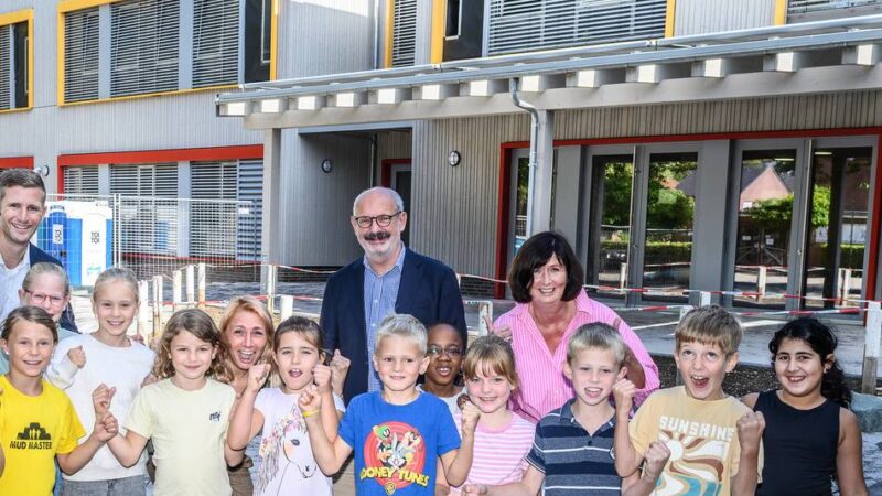 Geduld war nötig: Willibrord-Grundschule: Neubau für 323 Kinder