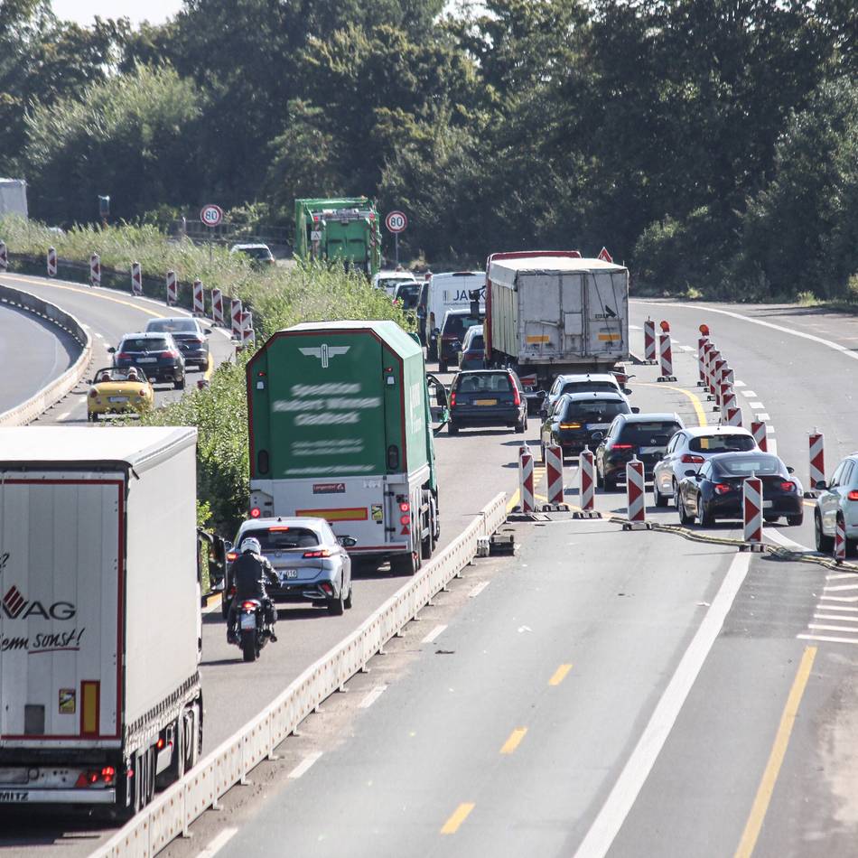 Bauarbeiten auf der A46: A46-Anschlussstelle Jüchen wird gesperrt
