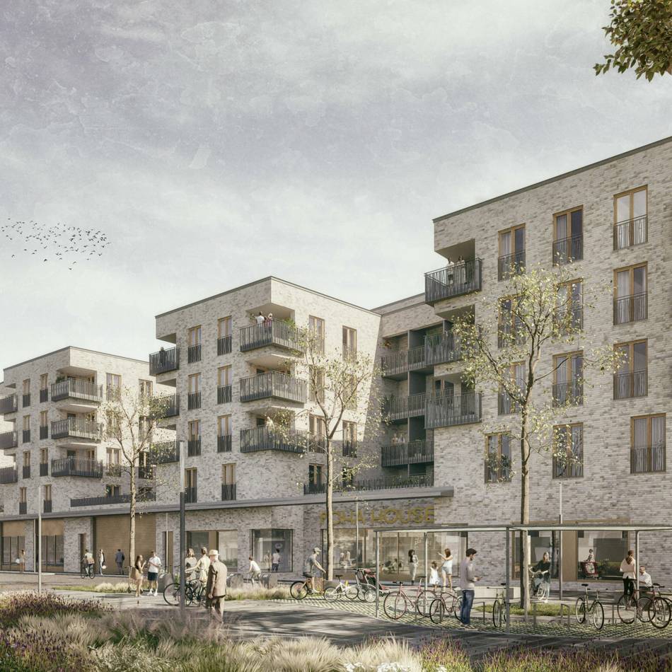 Bauen in Düsseldorf : Große Baulücke in Oberbilk – Endlich Baustart für Projekt „Leben am Sonnenpark“