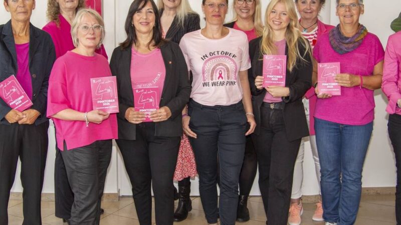„Pinktober“ im Kreis Mettmann: Veranstaltungsreihe schafft Bewusstsein für Brustkrebsfrüherkennung