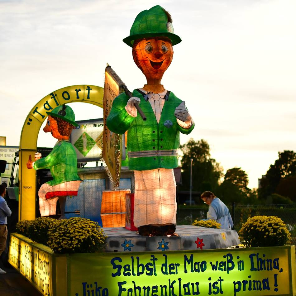 Vier Tage Ausnahmezustand im Dorf: Der Höhepunkt des Schützenfestes – in Hamm leuchten die Fackeln