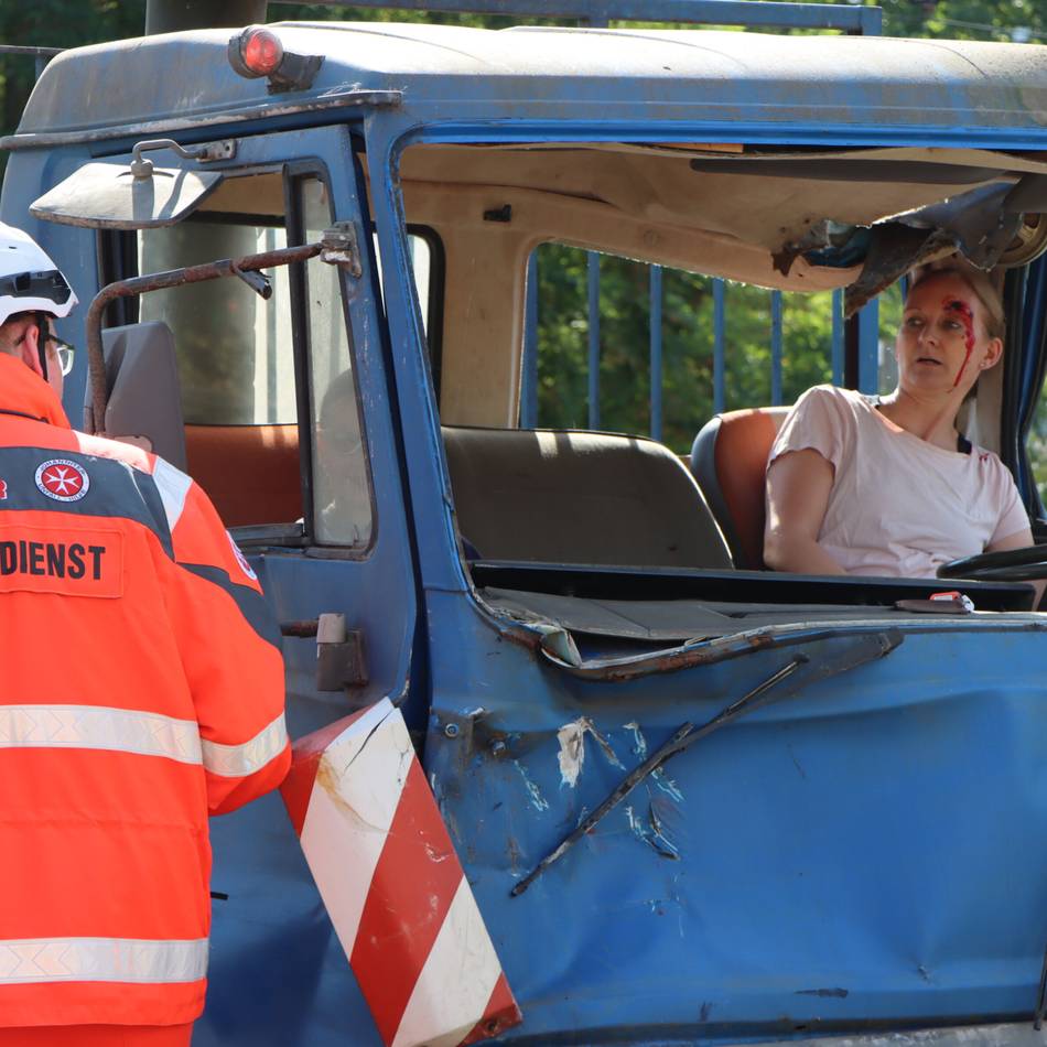 Gut vorbereitet, wenn es darauf ankommt: Rettung in höchster Not – Übung für den Ernstfall