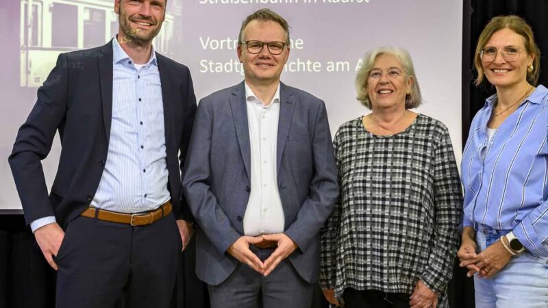 Vortragsreihe „Stadtgeschichte am Abend“ in Kaarst: „Die Straßenbahnverbindung war eine wichtige Lebensader“