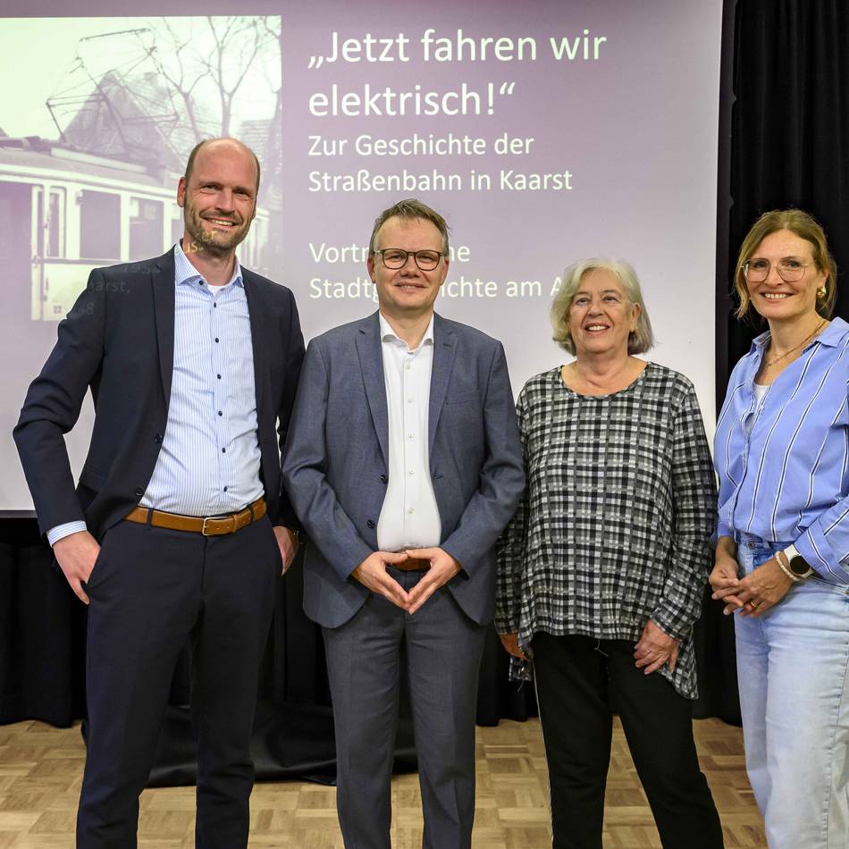 Vortragsreihe „Stadtgeschichte am Abend“ in Kaarst: „Die Straßenbahnverbindung war eine wichtige Lebensader“