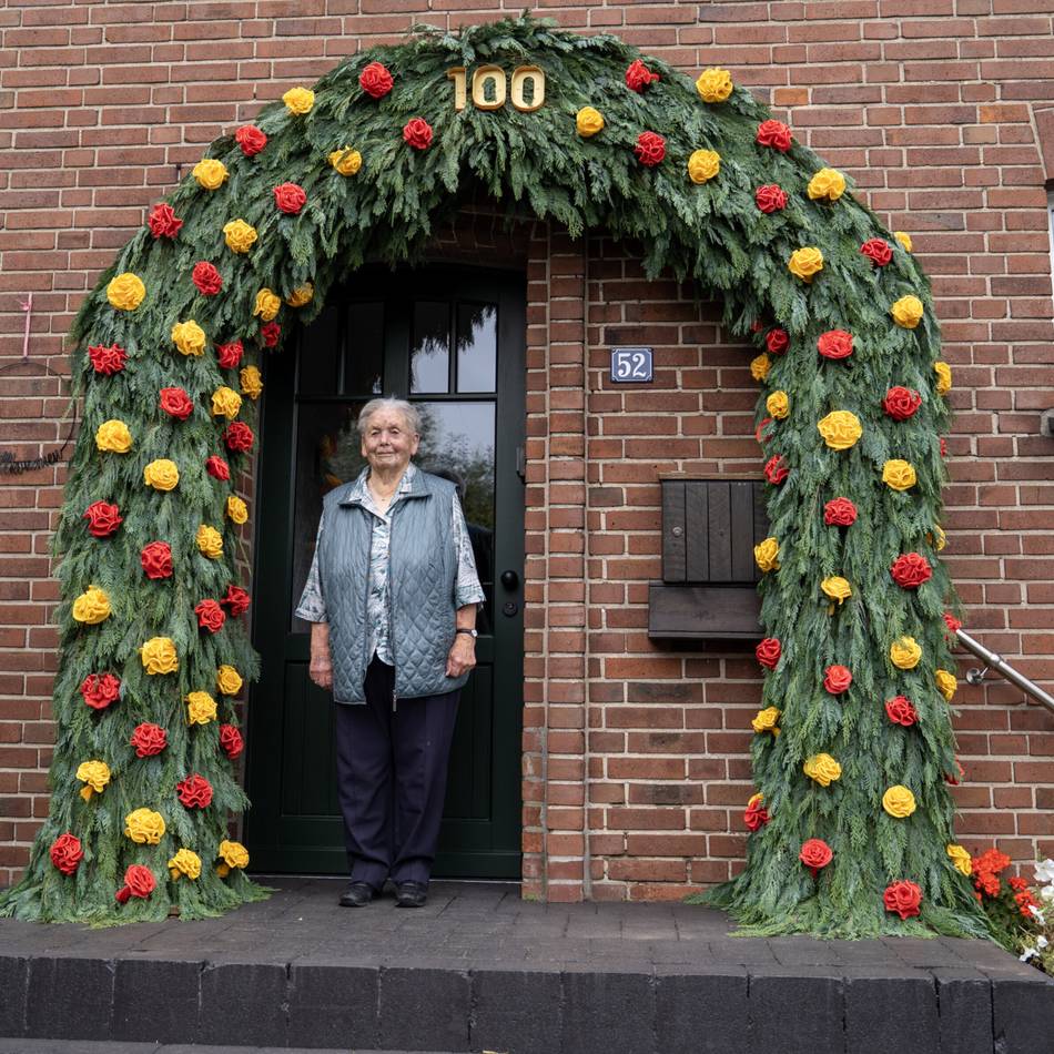 Besonderer Geburtstag in Wetten: Grete Wellmans wird 100 – „Wenn Bayern ein Tor schießt, wird ein Schnaps getrunken“
