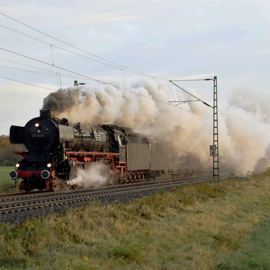 Wie mit dem Polarexpress: Mit der Dampflok von Mönchengladbach bis zum Weihnachtsmarkt ins Münsterland