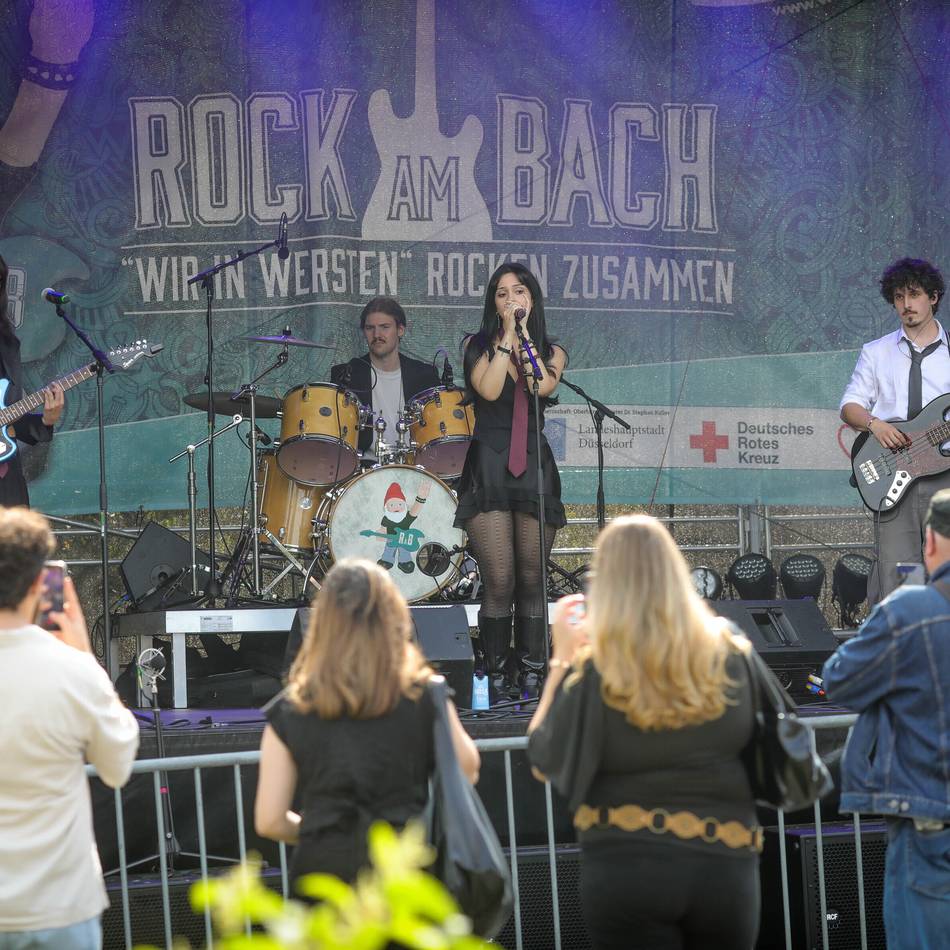 Drei Tage Festival „Rock am Bach“: Wersten rockt wieder am Bach