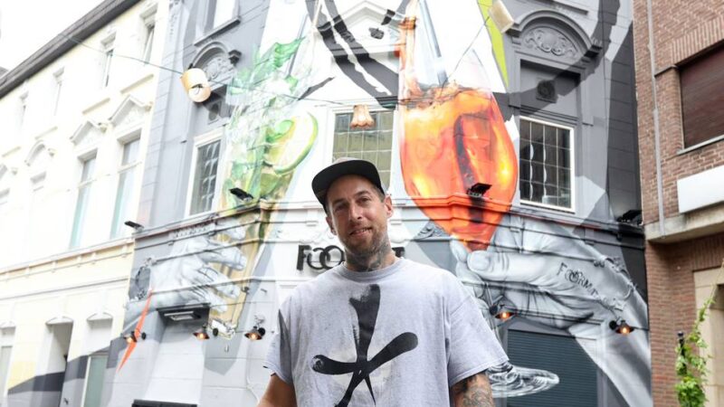 Graffiti-Künstler in Mönchengladbach: „Das Feedback war sehr schön – auch auf das Bild mit einem abgehackten Haikopf“