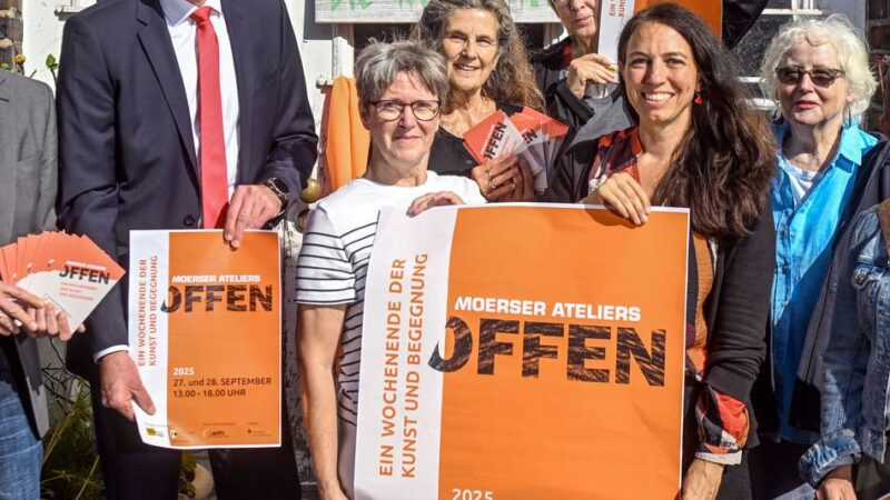 Aktion in Moers: Hier öffnen Künstler ihre Ateliers