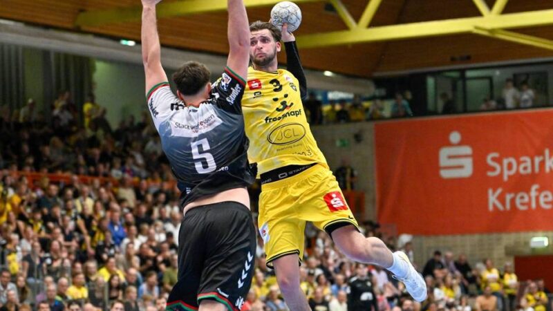 Der Keeper ist dennoch sauer: Krass‘ Last-Minute-Treffer rettet HSG einen Punkt