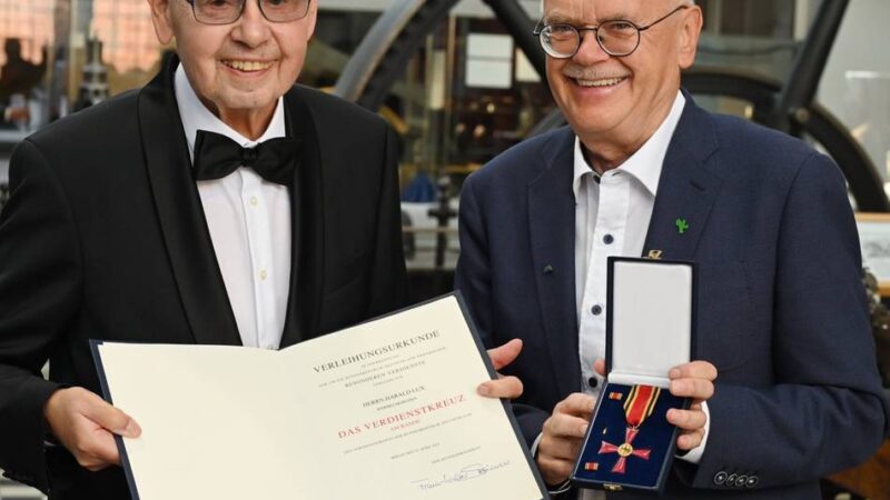 Gebürtiger Remscheider und Wahl-Wermelskirchener: Bundesverdienstkreuz für „Macher“ Harald Lux