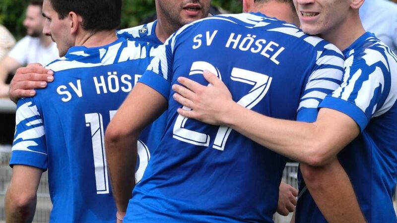 Fußball-Bezirksliga: SV Hösel will mit einem Sieg nach vorne preschen