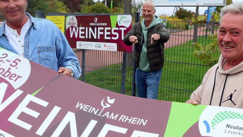 17 Winzer in Leverkusen: „Wein am Rhein“ zieht in den Neuland-Park