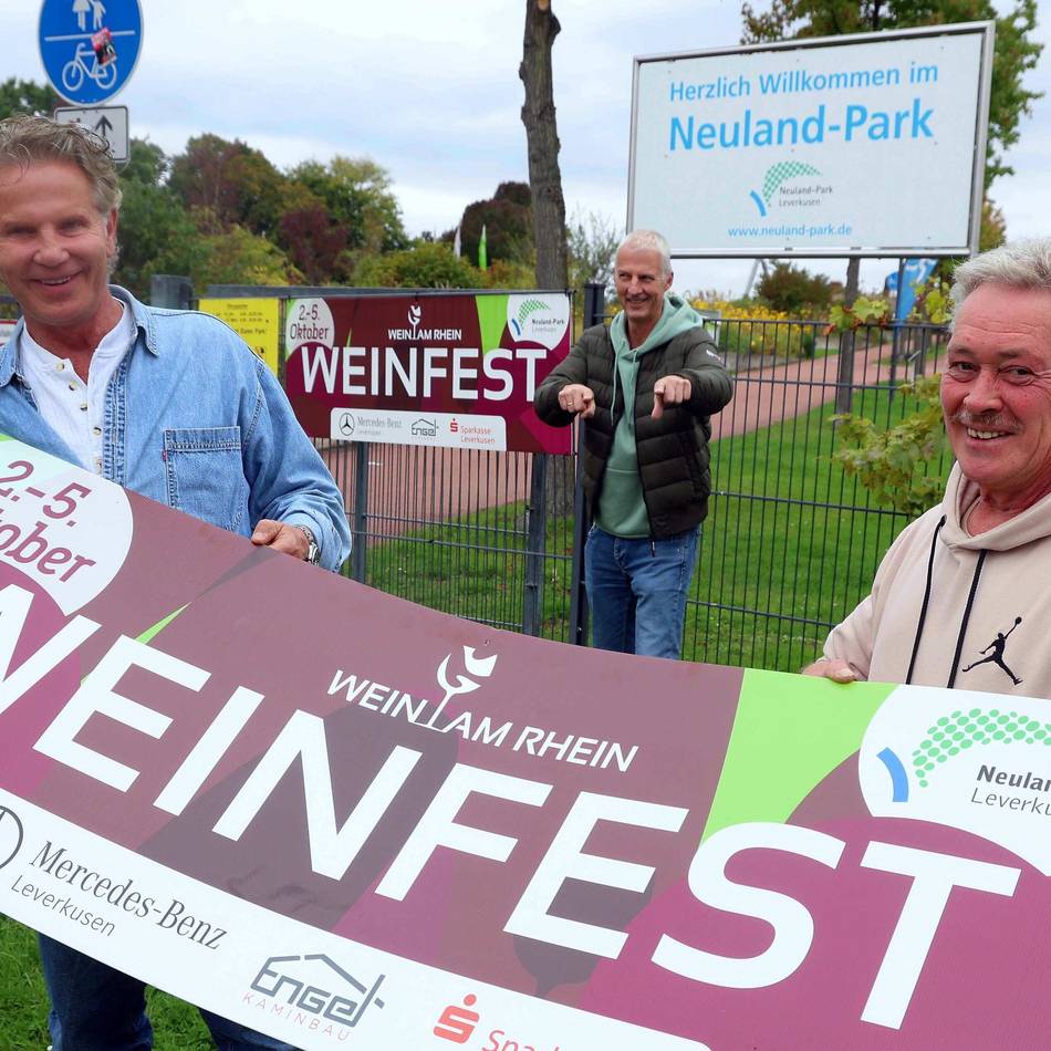 17 Winzer in Leverkusen: „Wein am Rhein“ zieht in den Neuland-Park