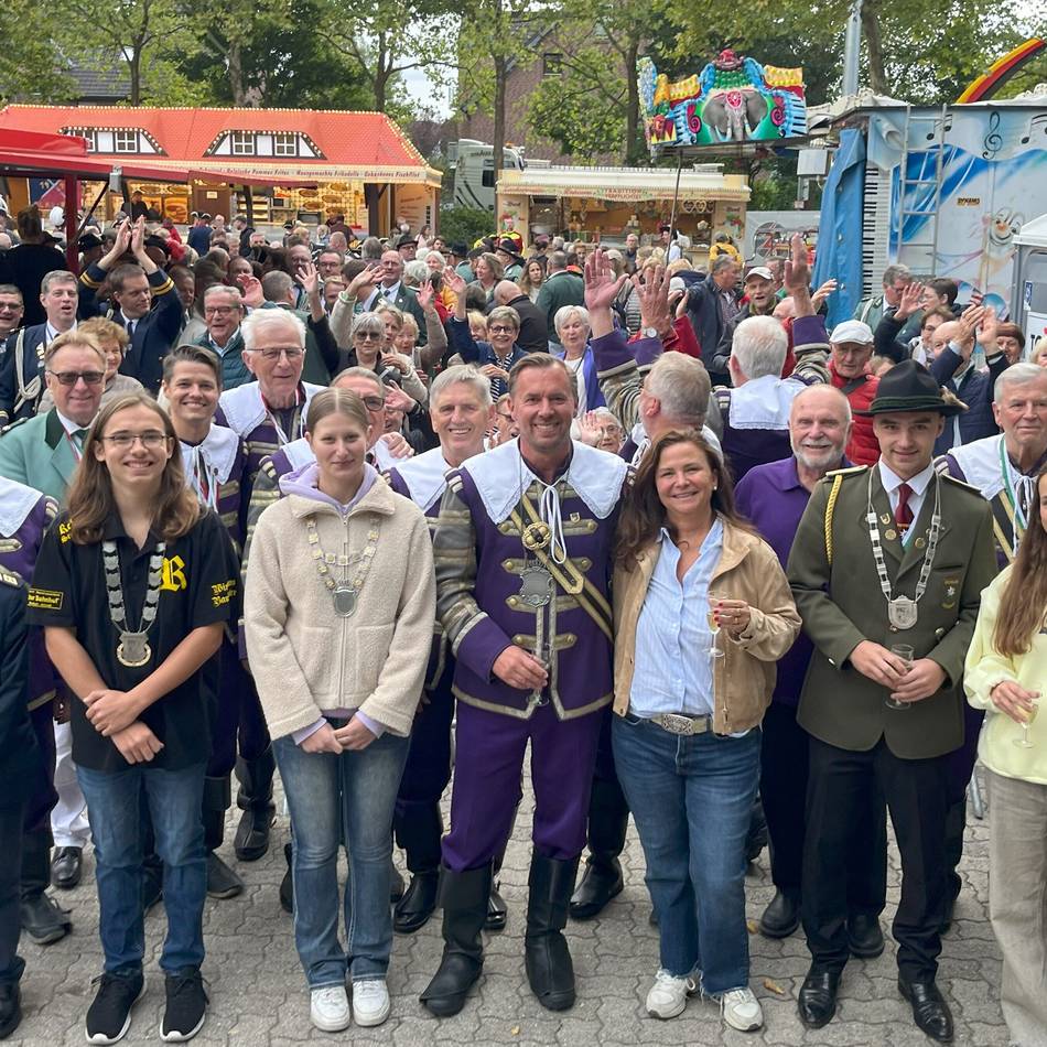 Schützenfest in Meerbusch-Strümp: König auf den letzten Drücker