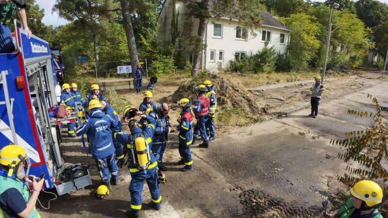 Großübung in Mönchengladbach: Wie das THW für Krieg und Katastrophen probt