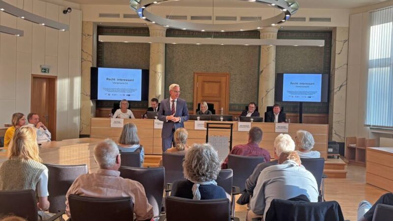 Veranstaltungsreihe „Recht interessant“ in Krefeld: Was Sie zum Vereinsrecht wissen müssen