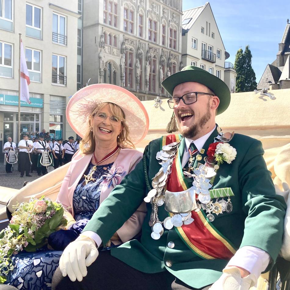 Weseler Bürger-Schützen-Verein: Markus Verweyen ist der neue König – Andrea Ulland regiert mit ihm als Königin