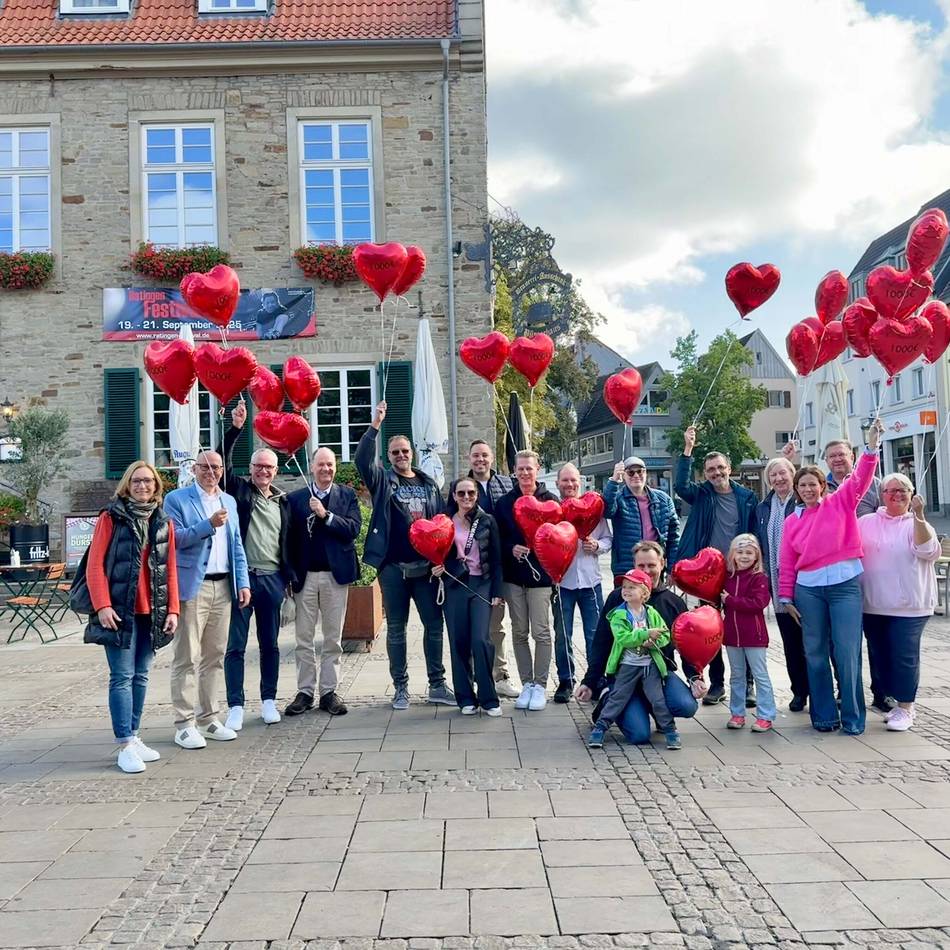 Erlös aus dem Benefizkonzert: 28 rote Ballons für den guten Zweck