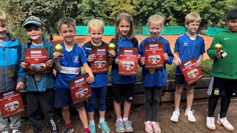Wermelskirchener Stadtmeisterschaften: Junge Talente beeindrucken auf dem Tennis-Court