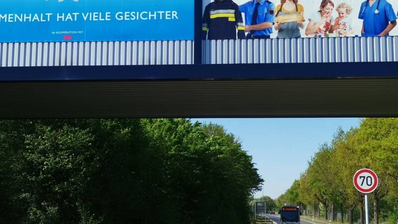 Arbeiten an Transportbrücke: Spur auf B59 in Jüchen gesperrt