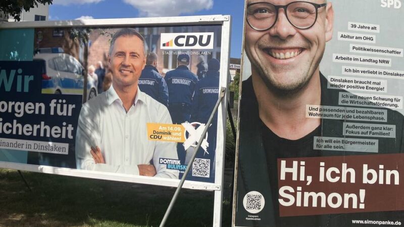 Stichwahl in Dinslaken: Drei Fragen – so antworten Bulinski und Panke