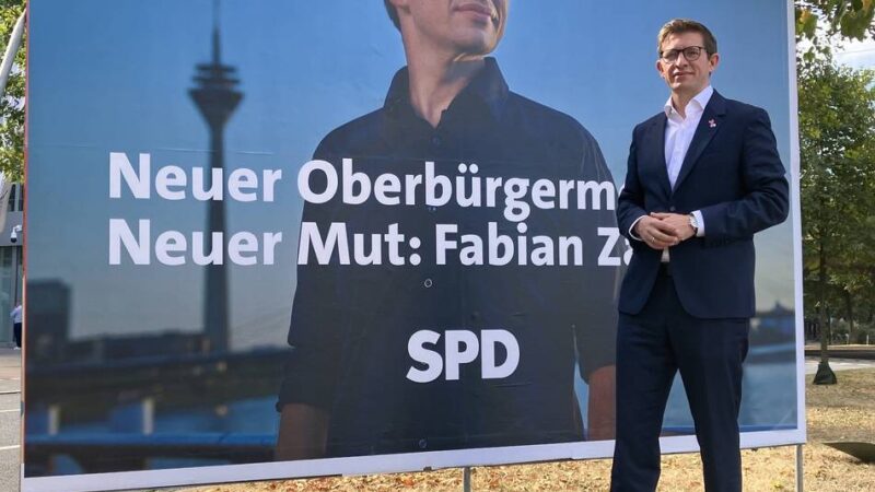 Kampf ums Rathaus in Düsseldorf: SPD-Kandidat Fabian Zachel – „wenn ich in die Stichwahl komme, gewinne ich das Ding“