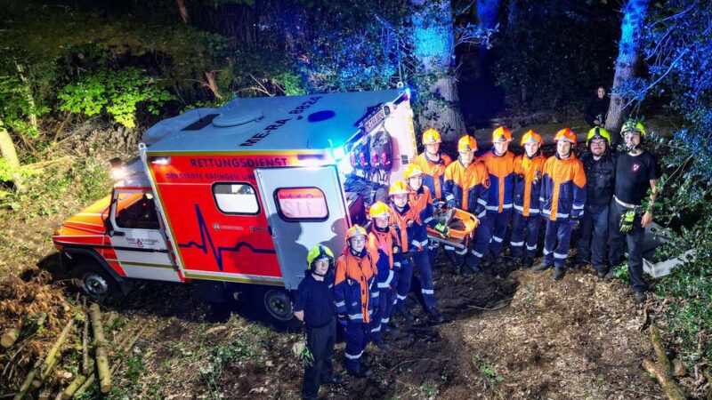 Jugendfeuerwehr im Einsatz: 24 Stunden lang Feuerwehrluft schnuppern