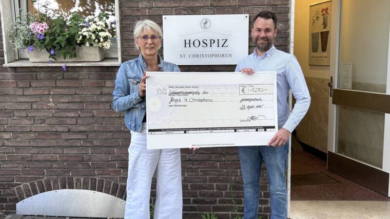 Krankenhaus Neuwerk spendet: Finanzielle Unterstützung für Hospiz St. Christophorus