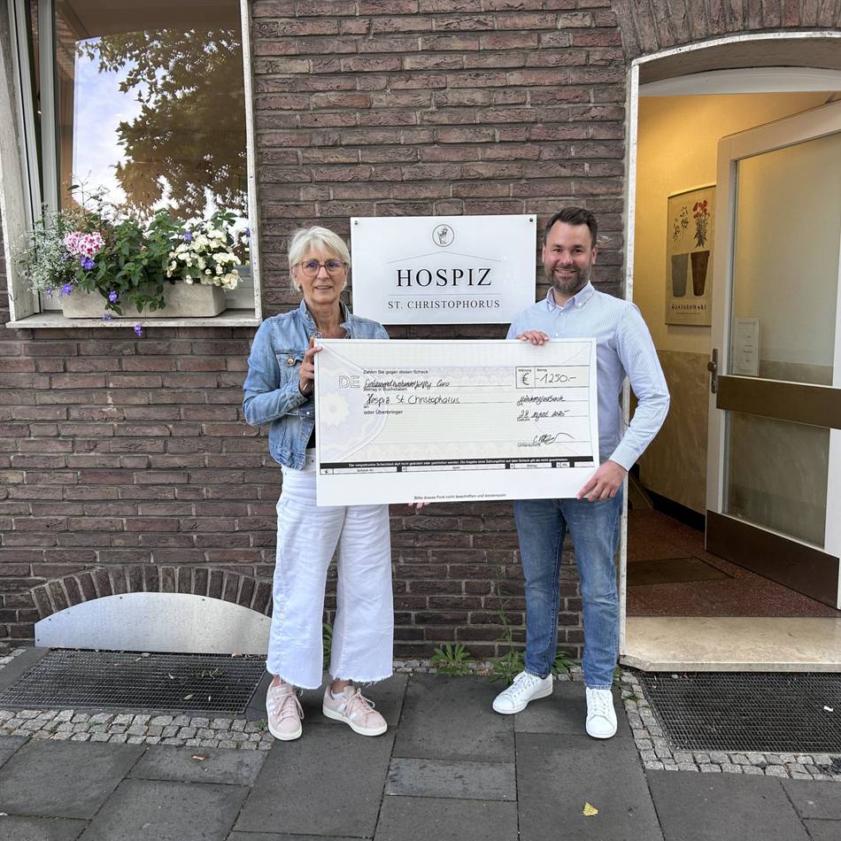 Krankenhaus Neuwerk spendet: Finanzielle Unterstützung für Hospiz St. Christophorus
