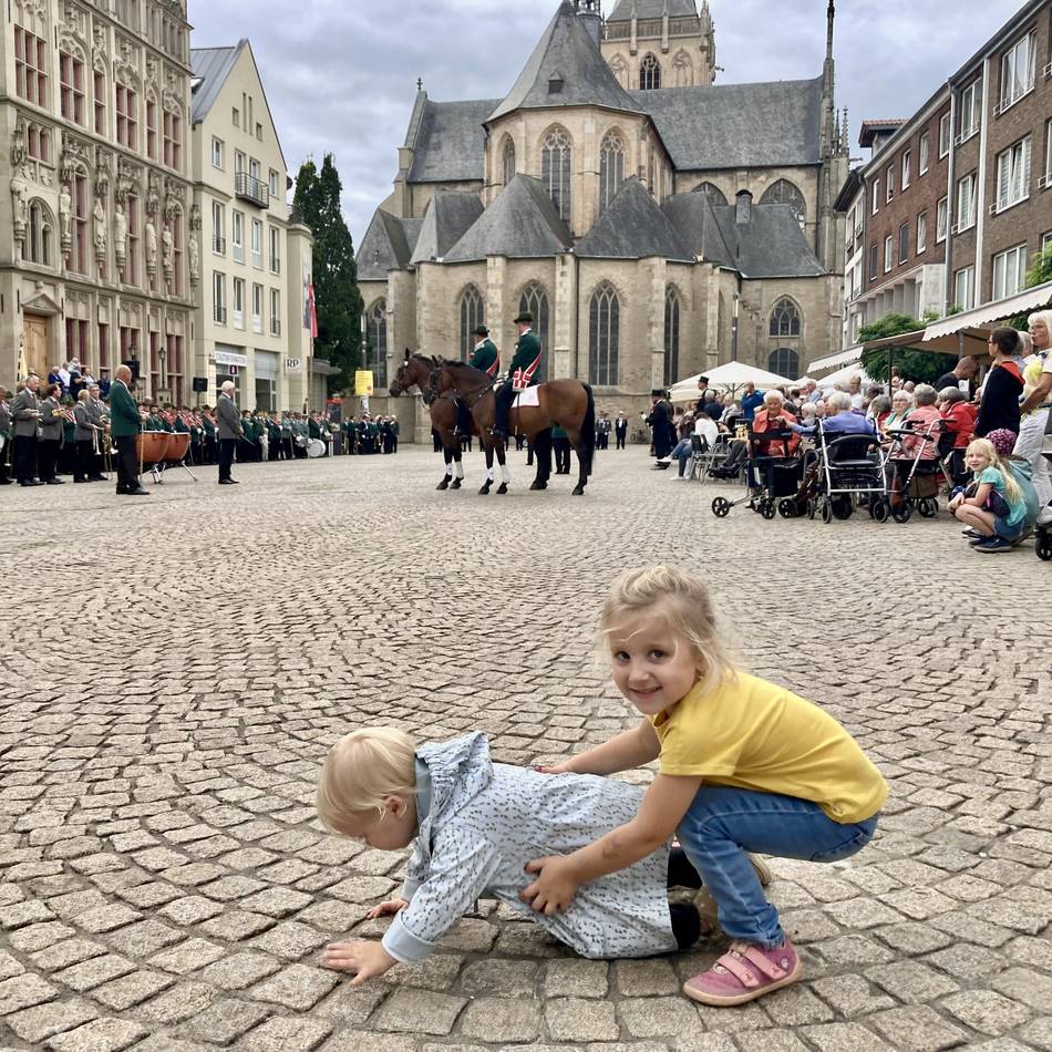 Weseler Bürger-Schützen-Verein: Schützenfest beginnt mit Großen Zapfenstreich auf dem Großen Markt