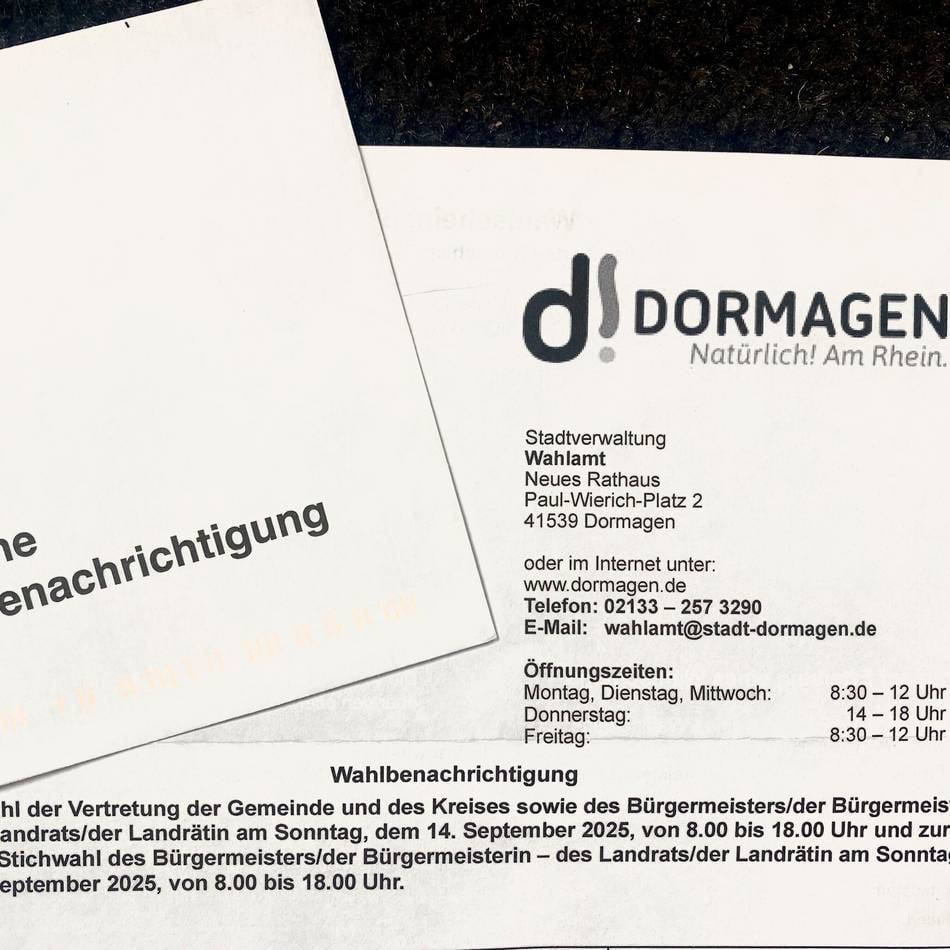 Was man jetzt noch in Dormagen wissen muss: Die wichtigsten Fragen zur Kommunalwahl 2025