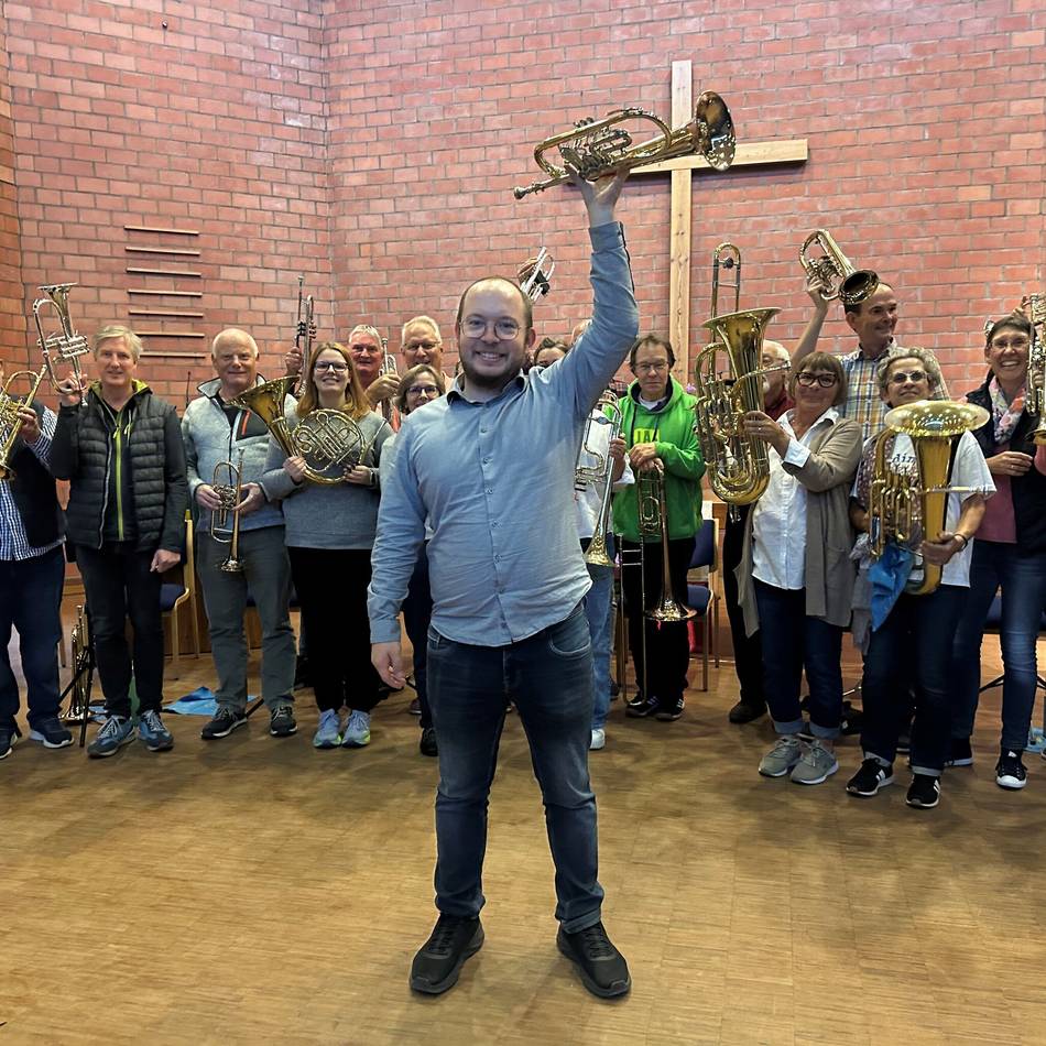 Jubiläumskonzert in Lank: Posaunenchor feiert 50 Jahre – „Freue mich, dass unser Angebot so gut ankommt“