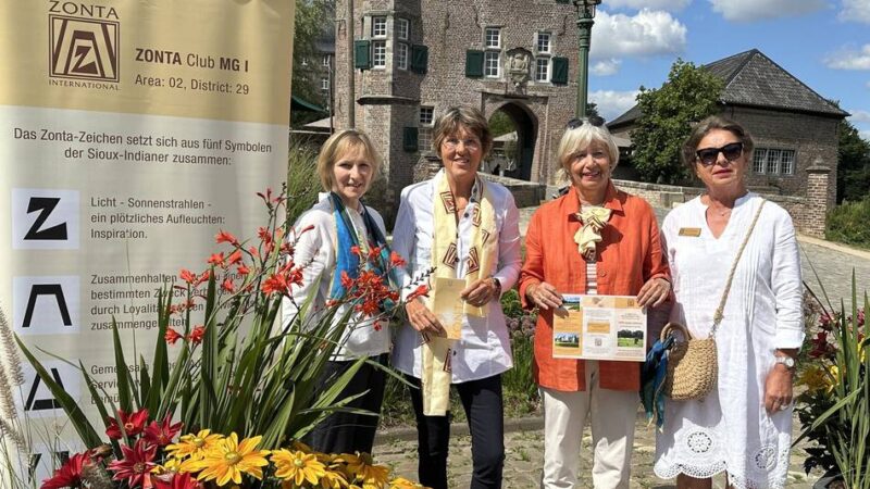 Am Schloss Myllendonk: Zonta-Clubs nehmen mehr als 10.000 Euro bei Benefiz-Golfturnier ein