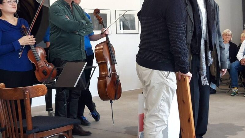 Vernissage-Konzert in Duisburg: Uraufführung im „EarPort“