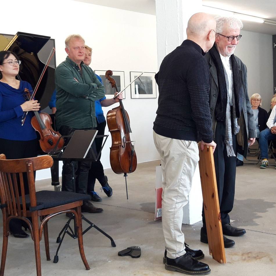 Vernissage-Konzert in Duisburg: Uraufführung im „EarPort“