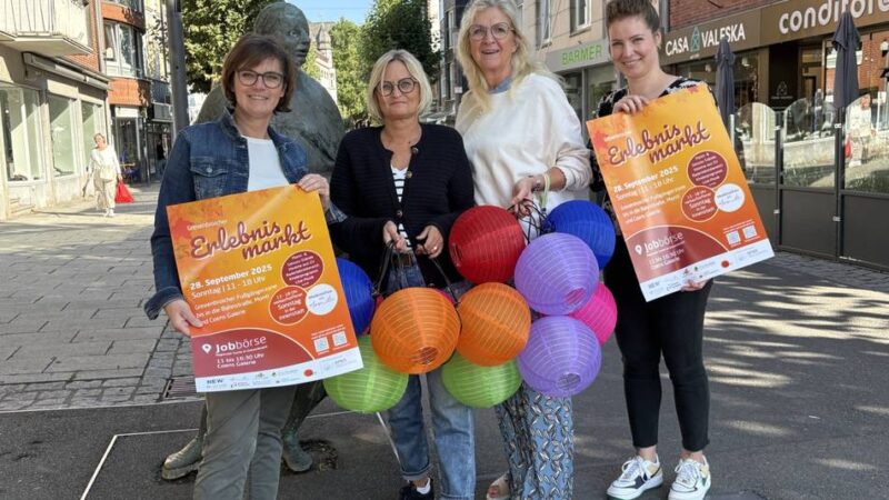 Fest in Grevenbroich: Erlebnismarkt rückt näher – neue Aktionen in der Innenstadt