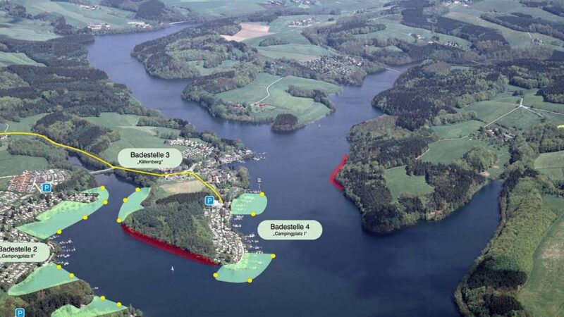 Hückeswagener Talsperre: Badeverbot an der Bever ist wieder aufgehoben